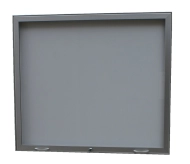 Jednokrídlová jednostranná vitrína H60 so vzperami - 15 x A4