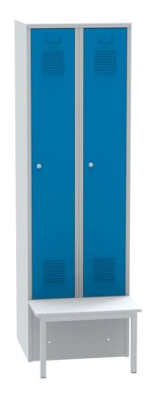 Šatníková skriňa s predsadenou lavicou SALP32_A - 3