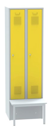 Šatníková skriňa s predsadenou lavicou SALP32_A