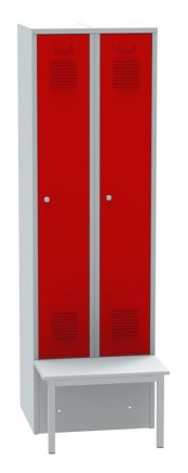 Šatníková skriňa s predsadenou lavicou SALP32_A - 2