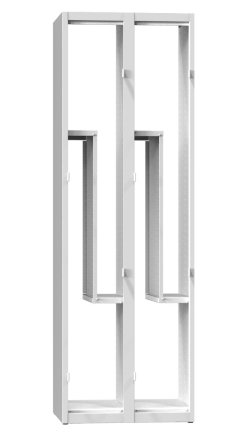 Šatňová skrinka delená XS84-18Z - 2