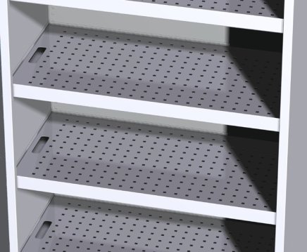 Skriňa pre ukladanie chemických látok SCH 01A - 2