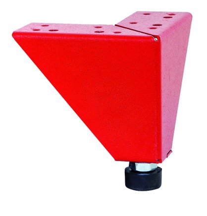 Nožičky s niveláciou, 4 ks, RAL 3000, výška 100 mm