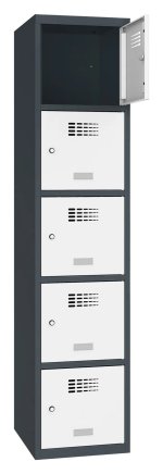 Šatňová skriňa kovová Sus 415 W šírka 400 mm - 2