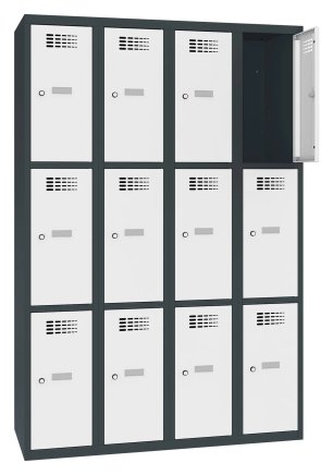 Šatníková skriňa delená Sus 343 W šírka 1200 mm - 2