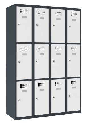 Šatníková skriňa delená Sus 343 W šírka 1200 mm