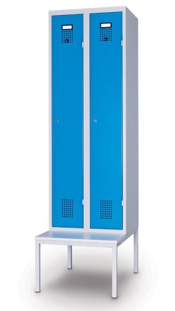 Šatníková skrinka dvojdverová s lavicou XS62B-17 - 4