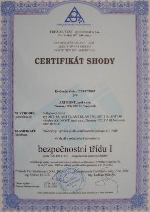 Trezor nábytkový typ ANT 90 - 3