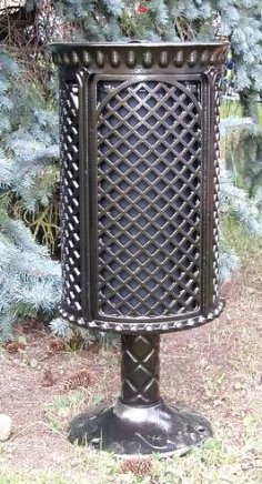 Odpadkový kôš celolitinový