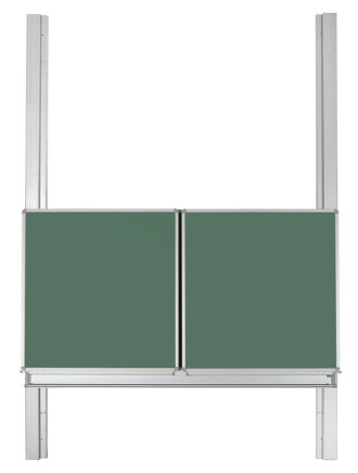 Školská tabuľa krídlová na pylónovom stojanu typ 574-4012 - 8