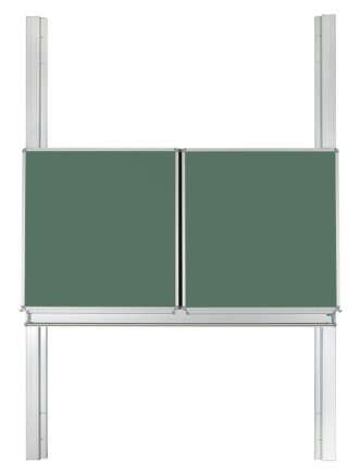 Školská tabuľa krídlová na pylónovom stojanu typ 574-4012 - 7