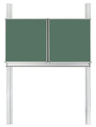 Školská tabuľa krídlová na pylónovom stojanu typ 574-4012 - 1