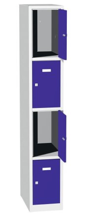 Kovová skriňa s uzamykateľnými boxmi typ A8134 - 5