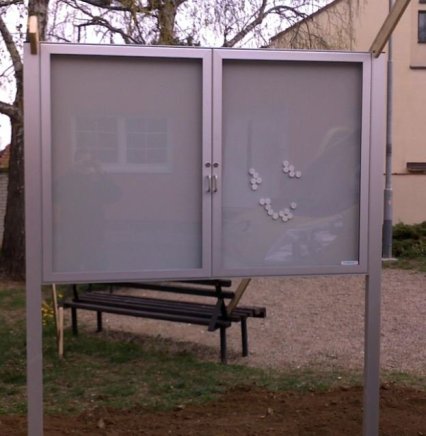 Dvojkrídlová vitrína obojstranná DML80, hĺbka 80 mm (2 modely) - 4