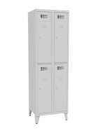 Šatníková skriňa delená na nohách Sus 322 W šírka 600 mm