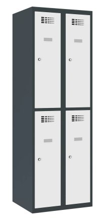 Šatníková skriňa delená Sus 322 W šírka 600 mm - 5