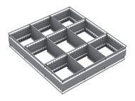 Vnútorné delenie zásuvok VND EPO 12B