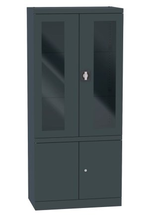 Skriňa so sklenenými a plnými dverami Malow NSML 114 - 3