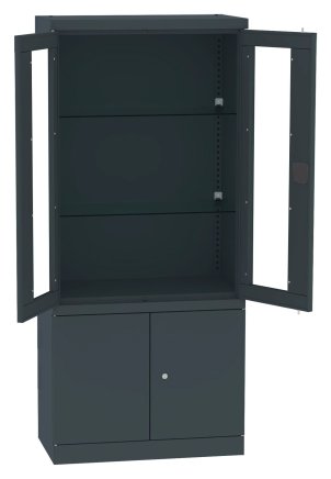 Skriňa so sklenenými a plnými dverami Malow NSML 114 - 4