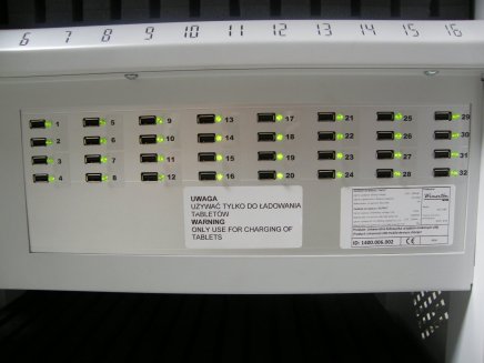 Vozík na tablety WNT 33Q - 32 oddelení - 12