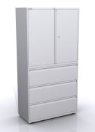 Skriňa s dverami a zásuvkami SYC10/36D/3