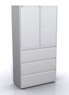 Skriňa s dverami a zásuvkami SYC10/36D/3