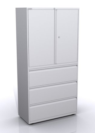 Skriňa s dverami a zásuvkami SYC10/36D/3