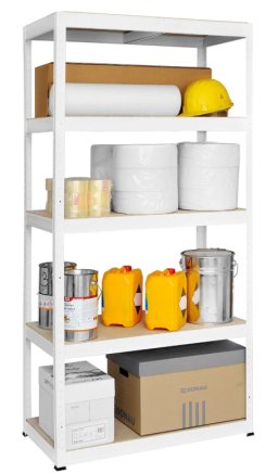 Bezskrutkový policový regál Futur 250 1800x900x450mm biela - 2