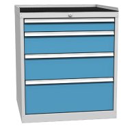 Zásuvková dielenská skriňa DPO 03B