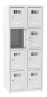 Šatníková skriňa kovová so zníženou výškou MSum 324S šířka 600 mm