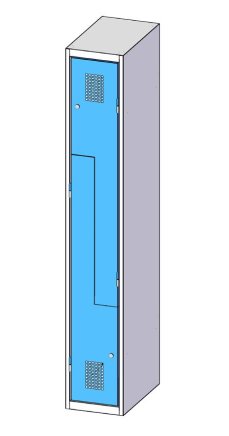 Šatňová skrinka delená XS42-18Z - 3