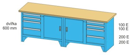 Dielenský stôl PS 3-1 - 2