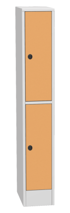 Šatníková skrinka s HPL dverami typ SHS 31AH - 2