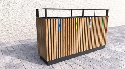 Kôš na triedený odpad Lamela IV - 3