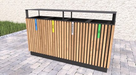 Kôš na triedený odpad Lamela IV