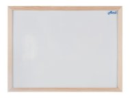 Jednodielna magnetická tabuľa, drevený rám 90 x 120 cm