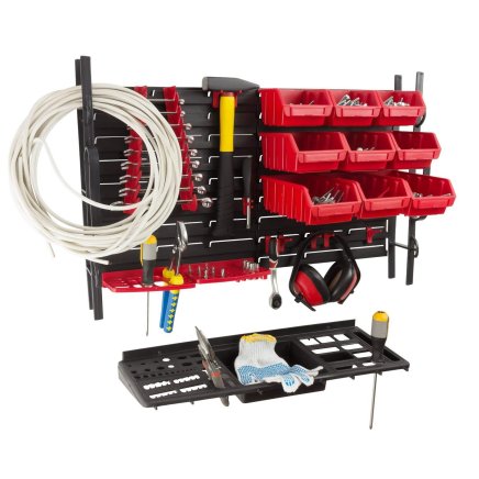 Plastový panel Fixing Wall Max s držiakmi náradia a Ergoboxy - 3