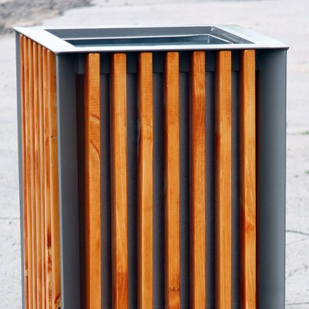 Vonkajší odpadkový kôš drevený 1018 - 3