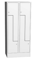 Šatňová skriňa kovová SZS 42A