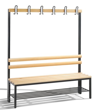 Šatňová lavica s botníkom CP 8051-110 - šírka 1500 mm