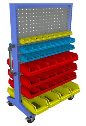 Pojazdný obojstranný panel s vybavením PSZ_22_B_VAR_5