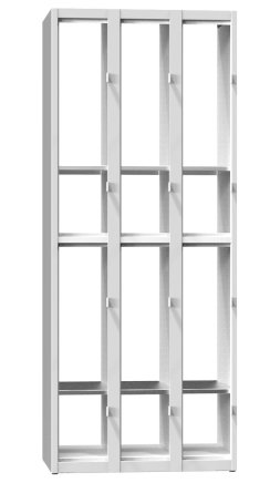 Šatňová skrinka delená XS76-18 - 2