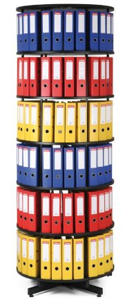 Otočné archivačné skrine - 6 podlaží - 2