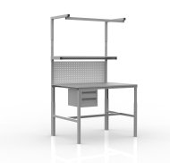 Výškovo nastaviteľný stôl SPEX hĺbky 900 mm (4 modely)