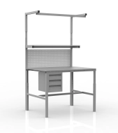 Výškovo nastaviteľný stôl SPEX hĺbky 900 mm (4 modely)