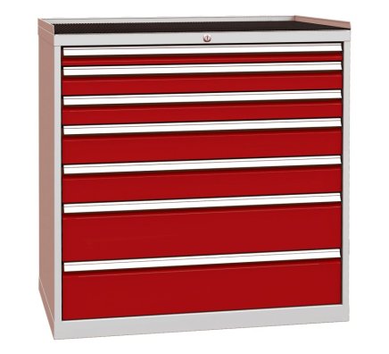 Zásuvková dielenská skriňa DPO 07C - 4