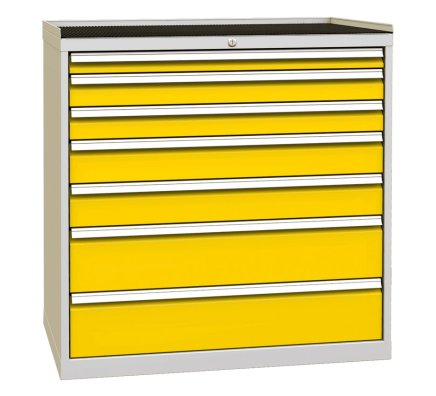 Zásuvková dielenská skriňa DPO 07C - 3