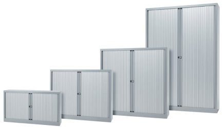 Policová roletová skriňa Bisley ET412/19/4S - 8