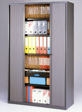 Policová roletová skriňa Bisley ET412/19/4S - 2