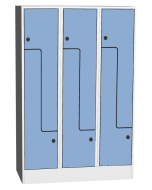 Šatníková skrinka s HPL dverami typ SZS 43AH
